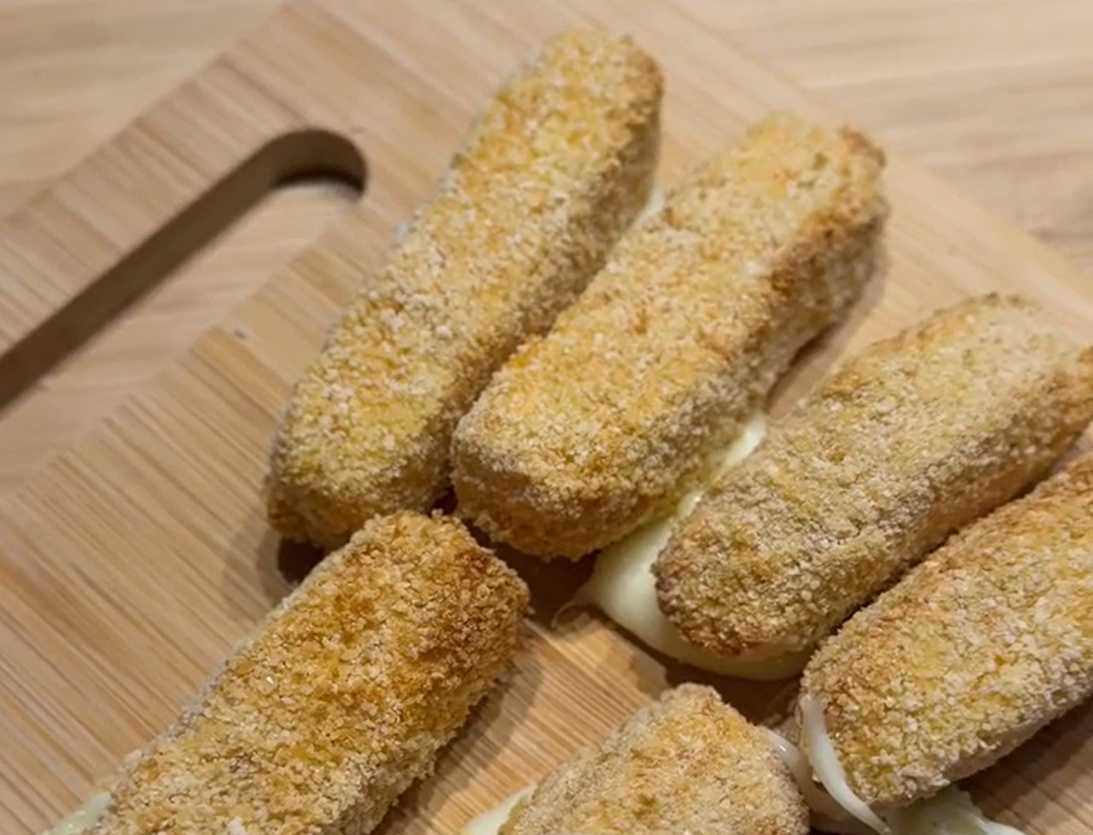 Bâtonnets de fromage cuits au four - Étape 5