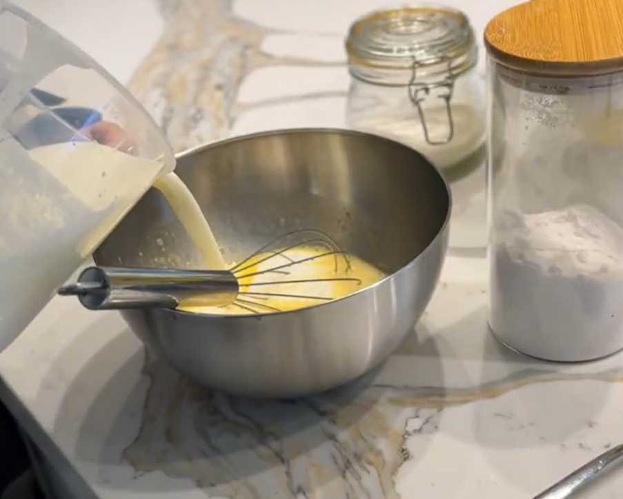 Crêpes classiques - Étape 1