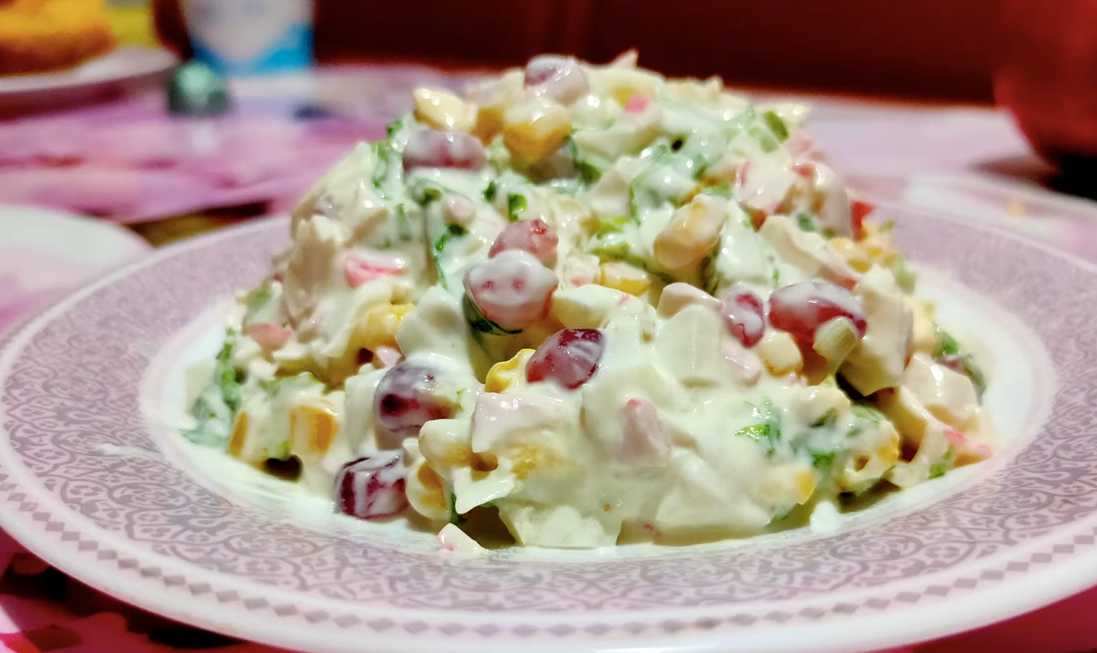 Salade de crabe à la grenade - Étape 7