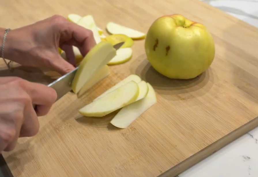 Tarte aux pommes caramélisées - Étape 1