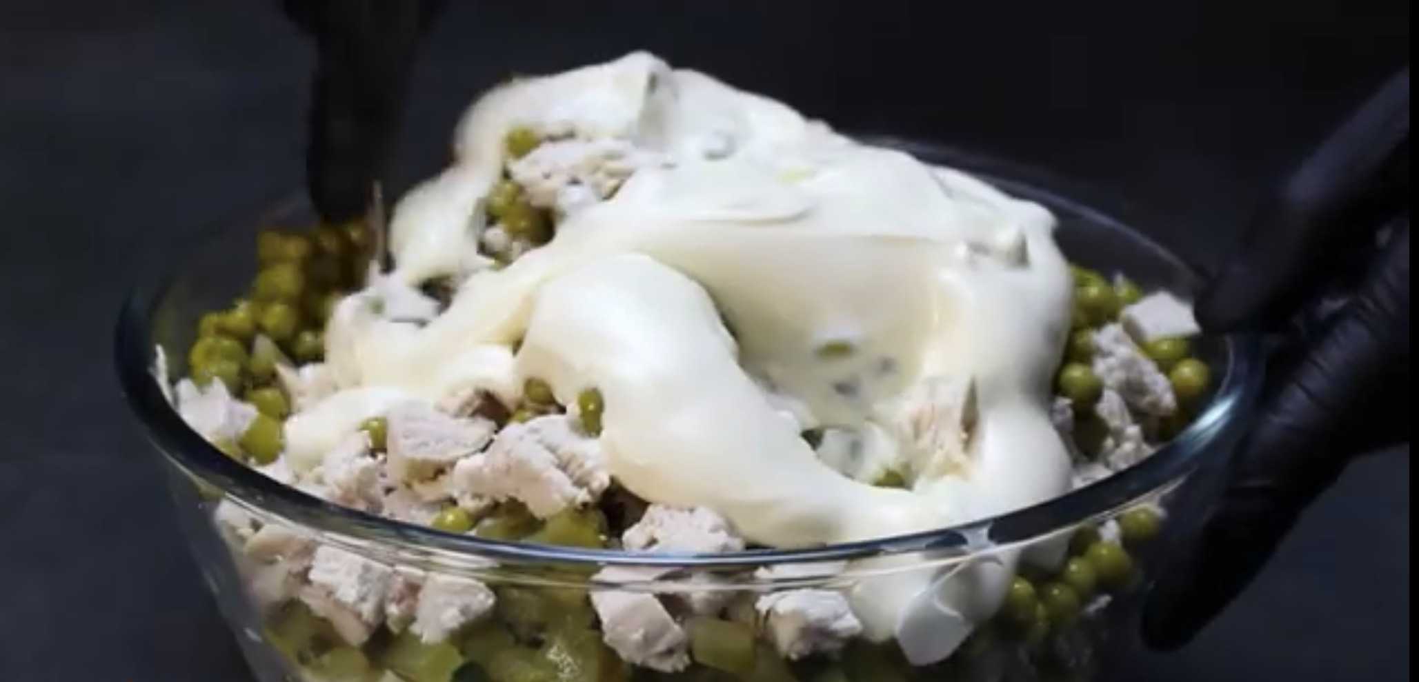 Olivier avec du poulet - Étape 7