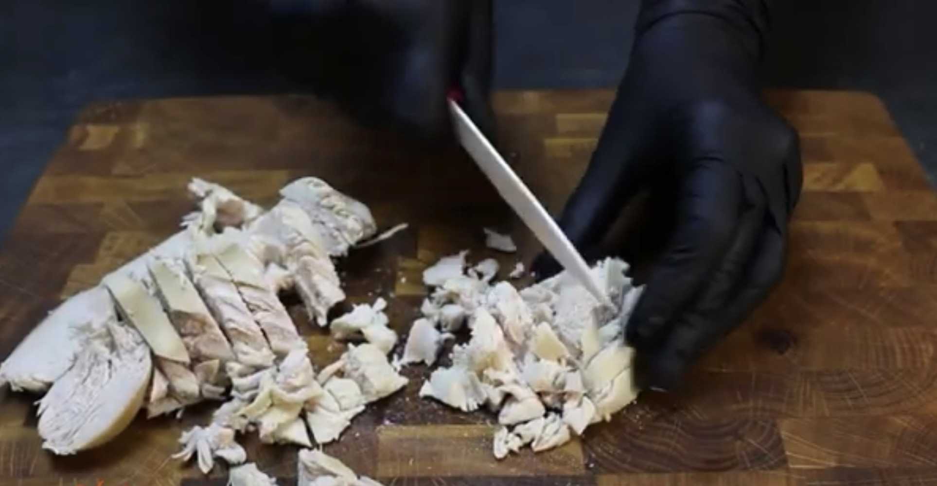 Olivier avec du poulet - Étape 5