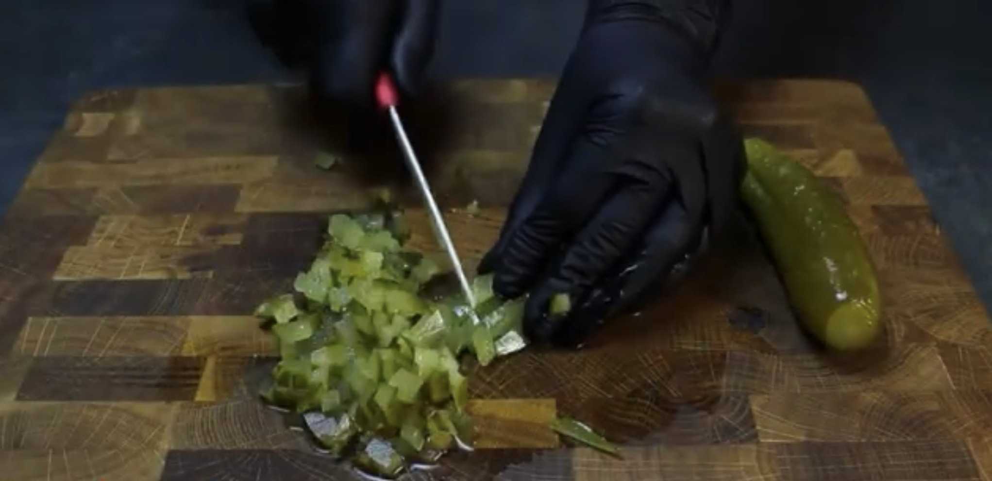 Olivier avec du poulet - Étape 4