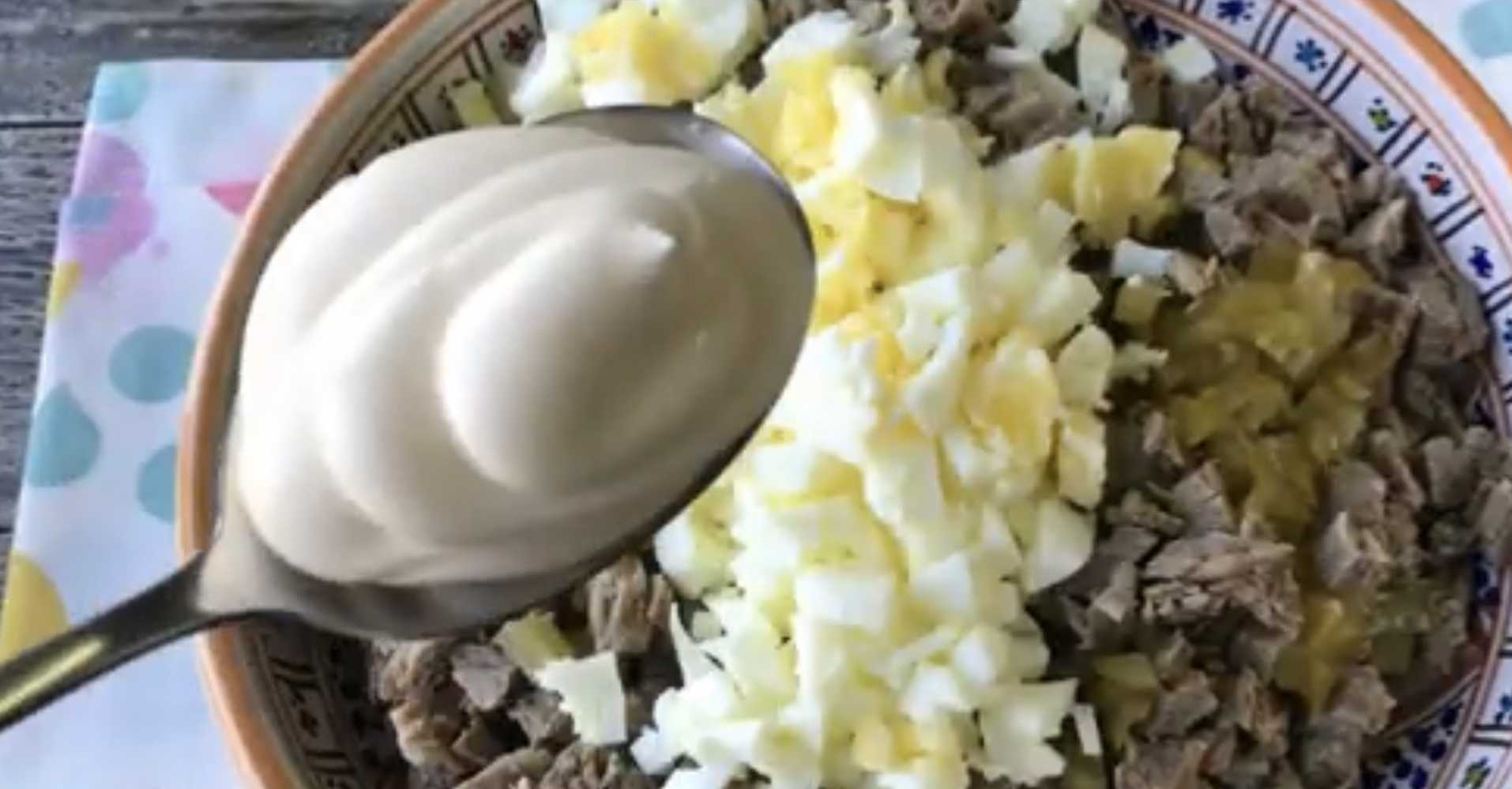 Salade Olivier au bœuf Étape 7