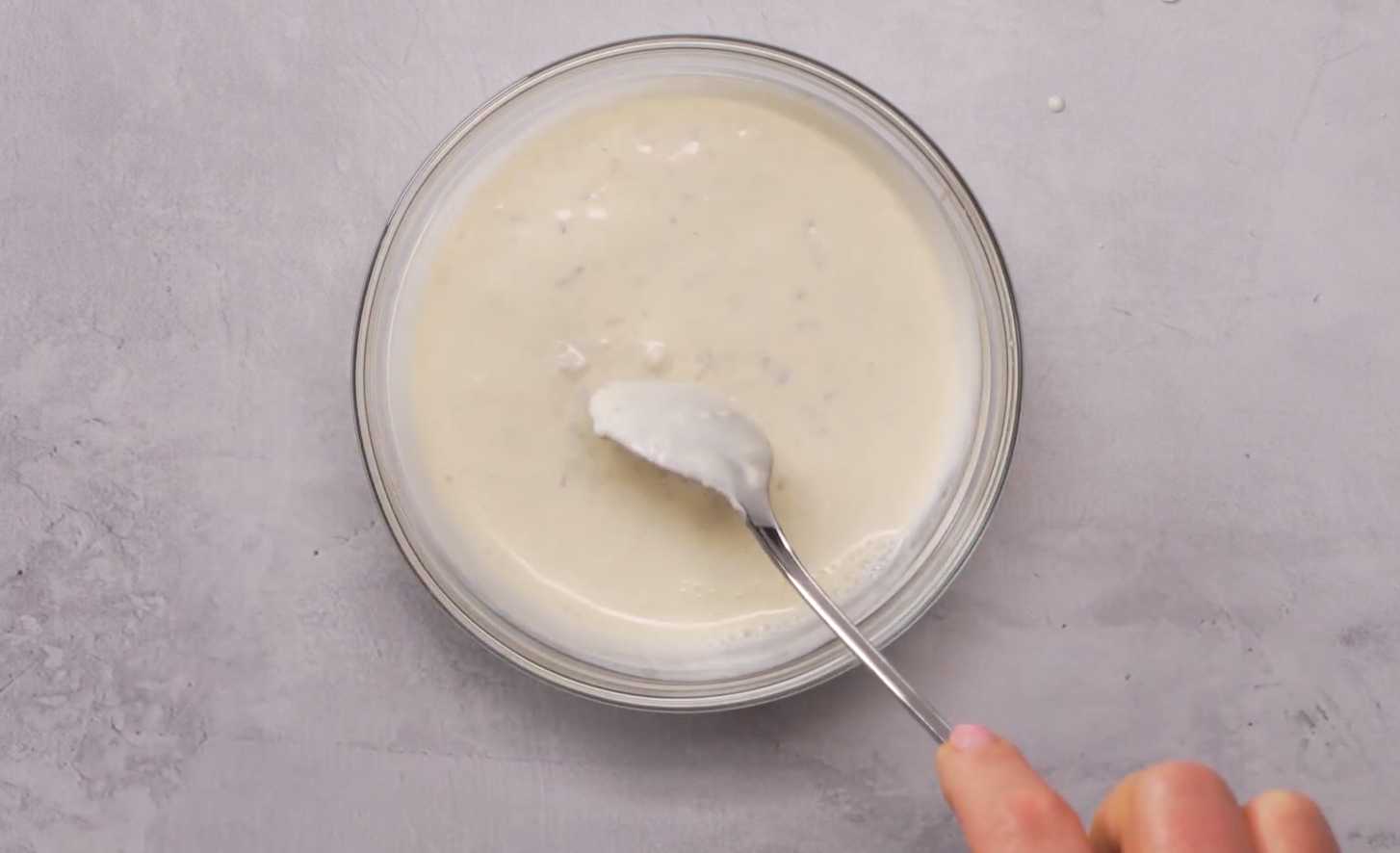 Salade César aux bâtonnets de crabe - Étape 1