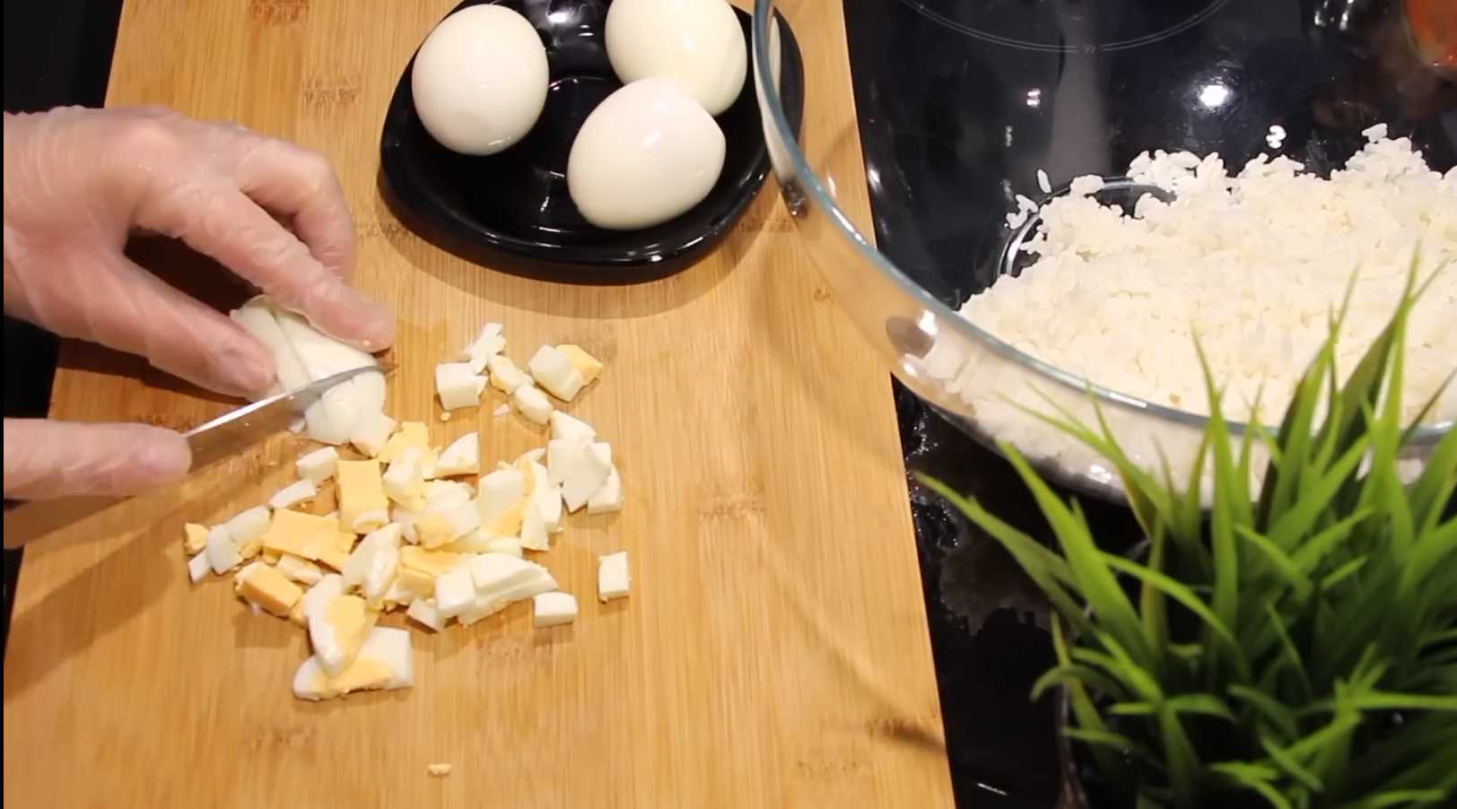 Salade de crabe aux oignons - Étape 4