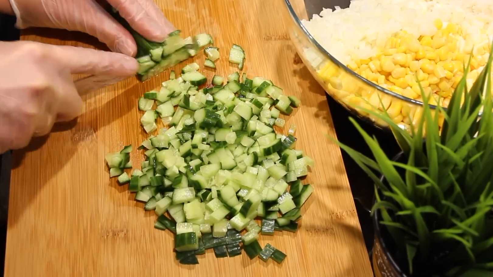 Salade de crabe aux oignons - Étape 7