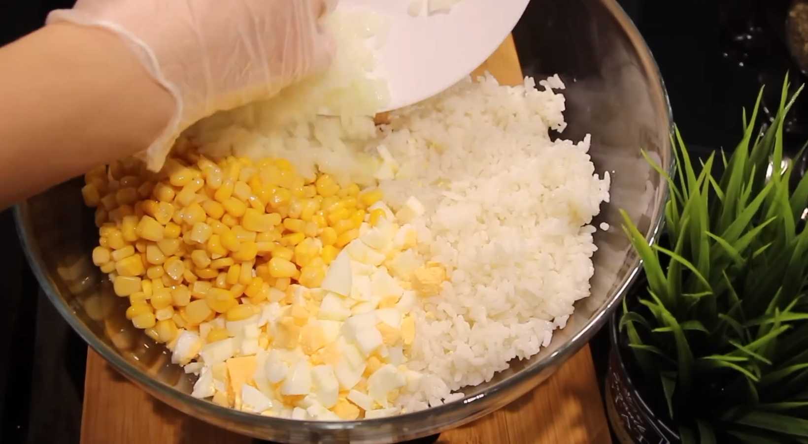 Salade de crabe aux oignons - Étape 6