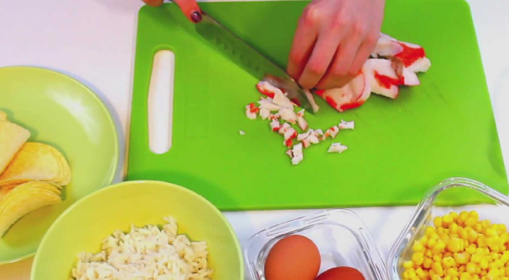 Salade de crabe iceberg - Étape 1