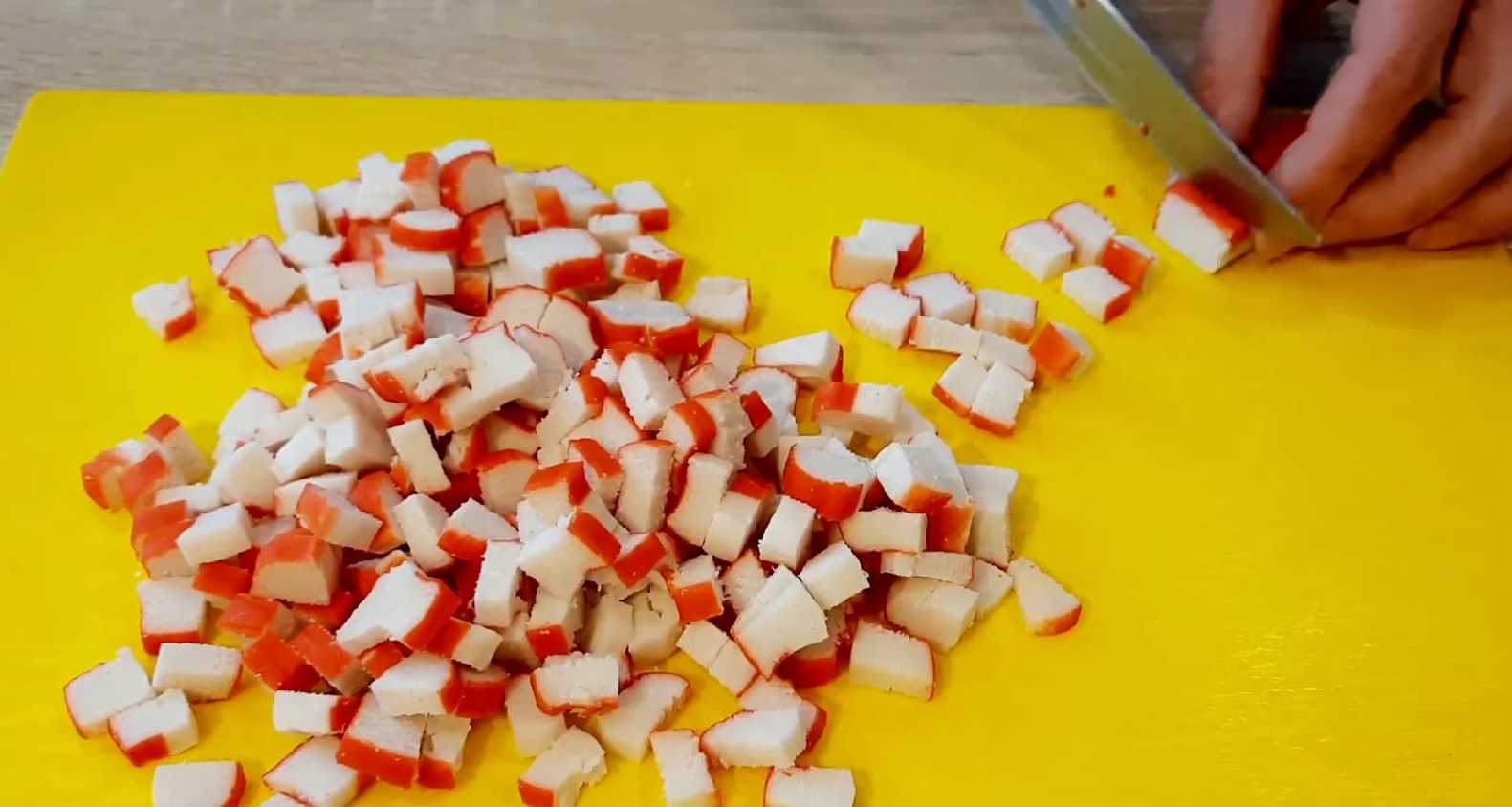 Salade de crabe à l'orange - Étape 1