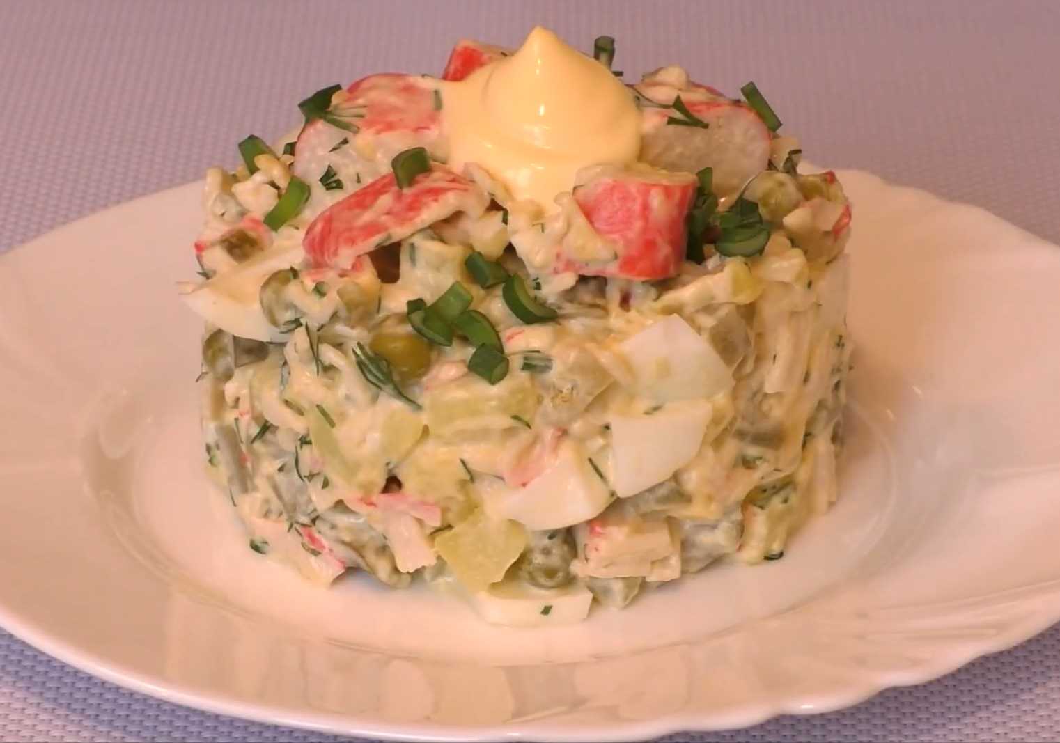 Salade de crabe aux petits pois - Étape 7