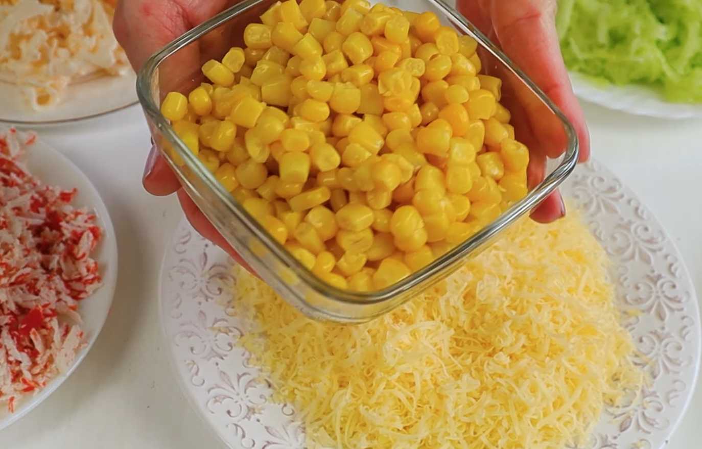 Salade de crabe en couches - Étape 6