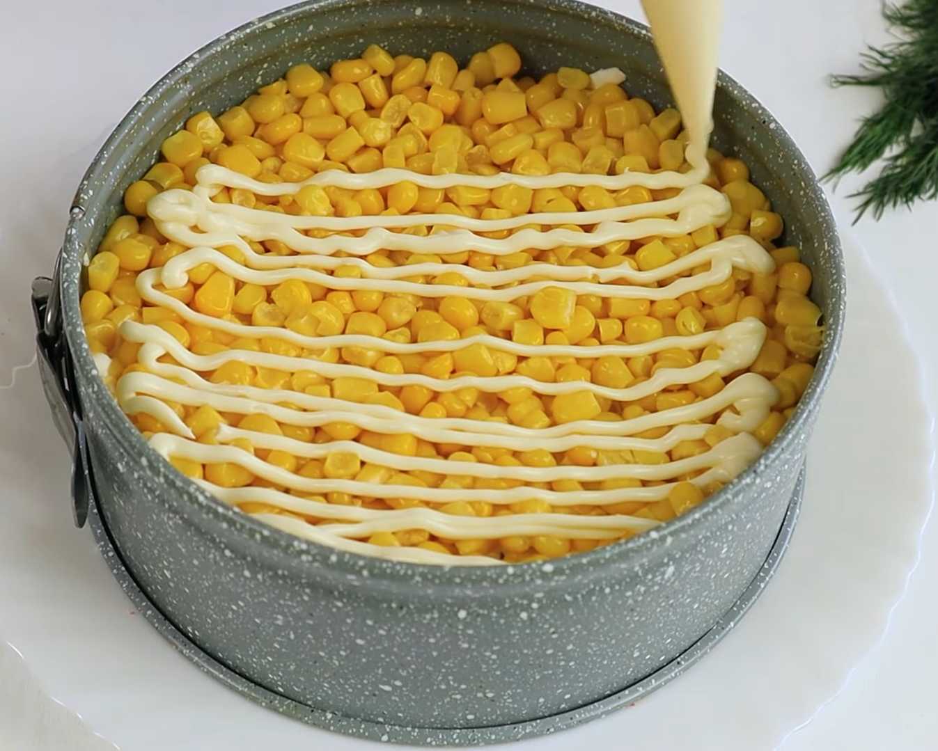 Salade de crabe en couches - Étape 11