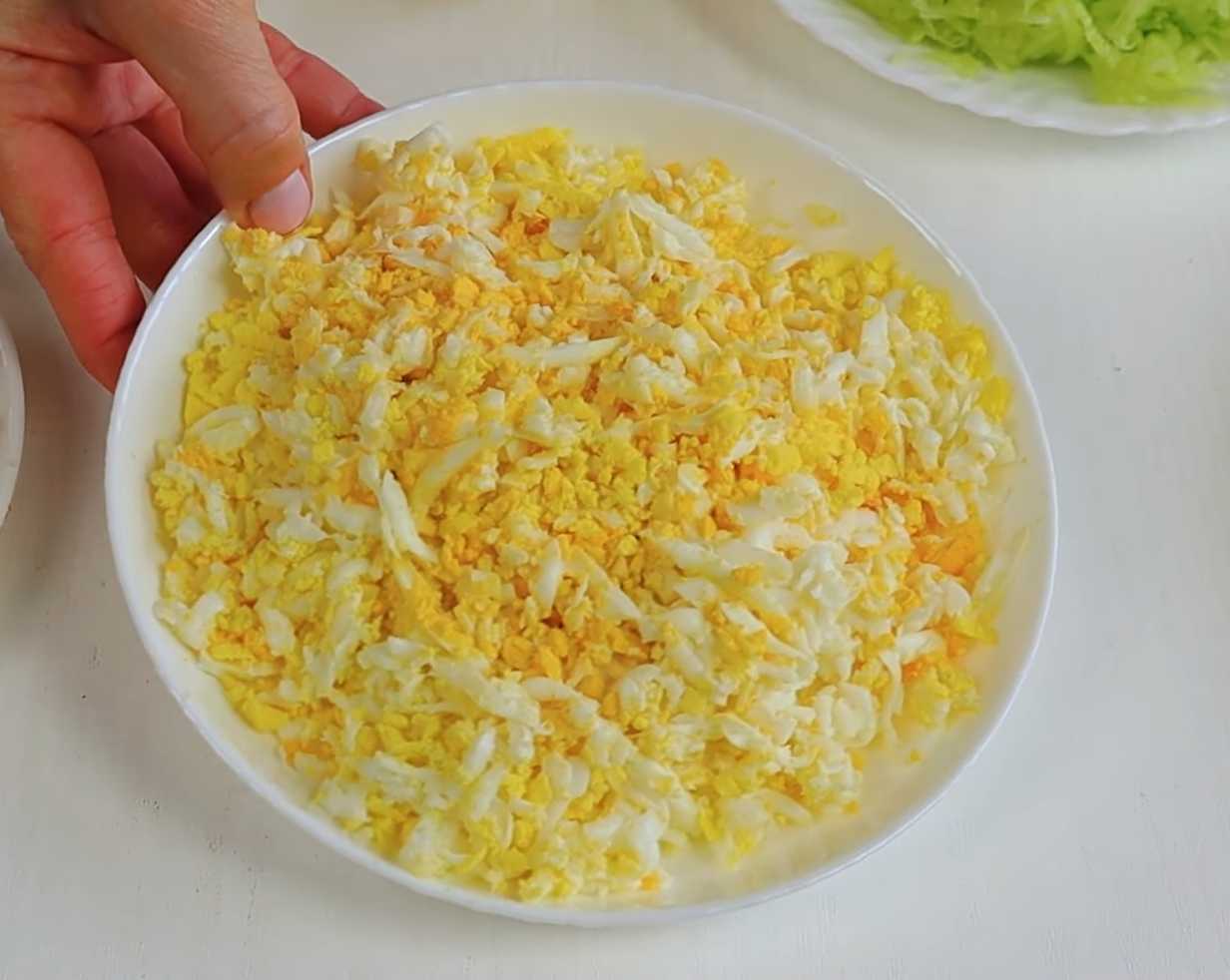 Salade de crabe en couches - Étape 4