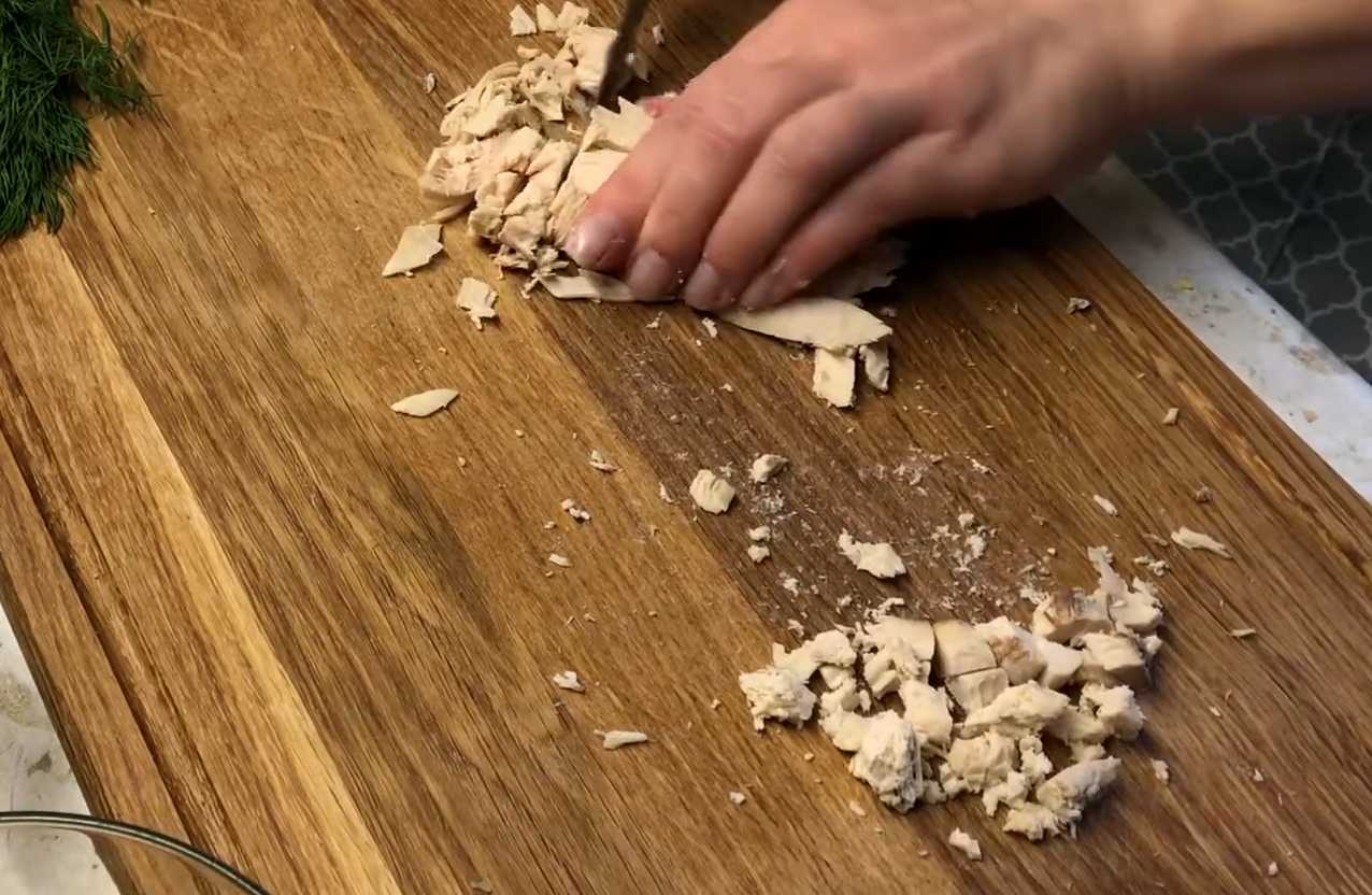 Salade Olivier sans concombres - Étape 5