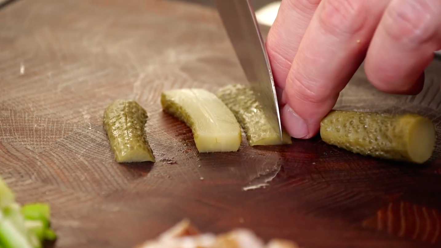 Recette originale de la salade Olivier - Étape 3