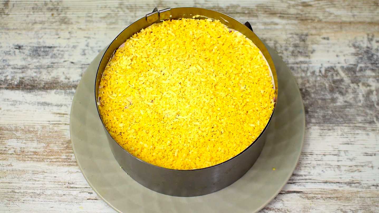 Salade de crabe sous un manteau de fourrure - Étape 7