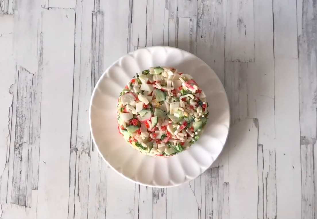 Salade de crabe au caviar - Étape 10