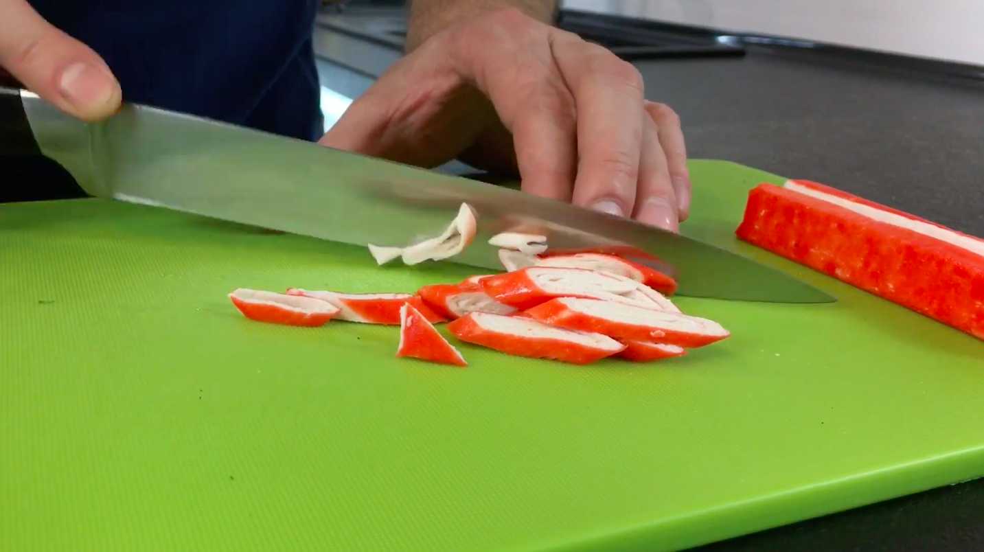 Salade de crabe à l'avocat - Étape 3