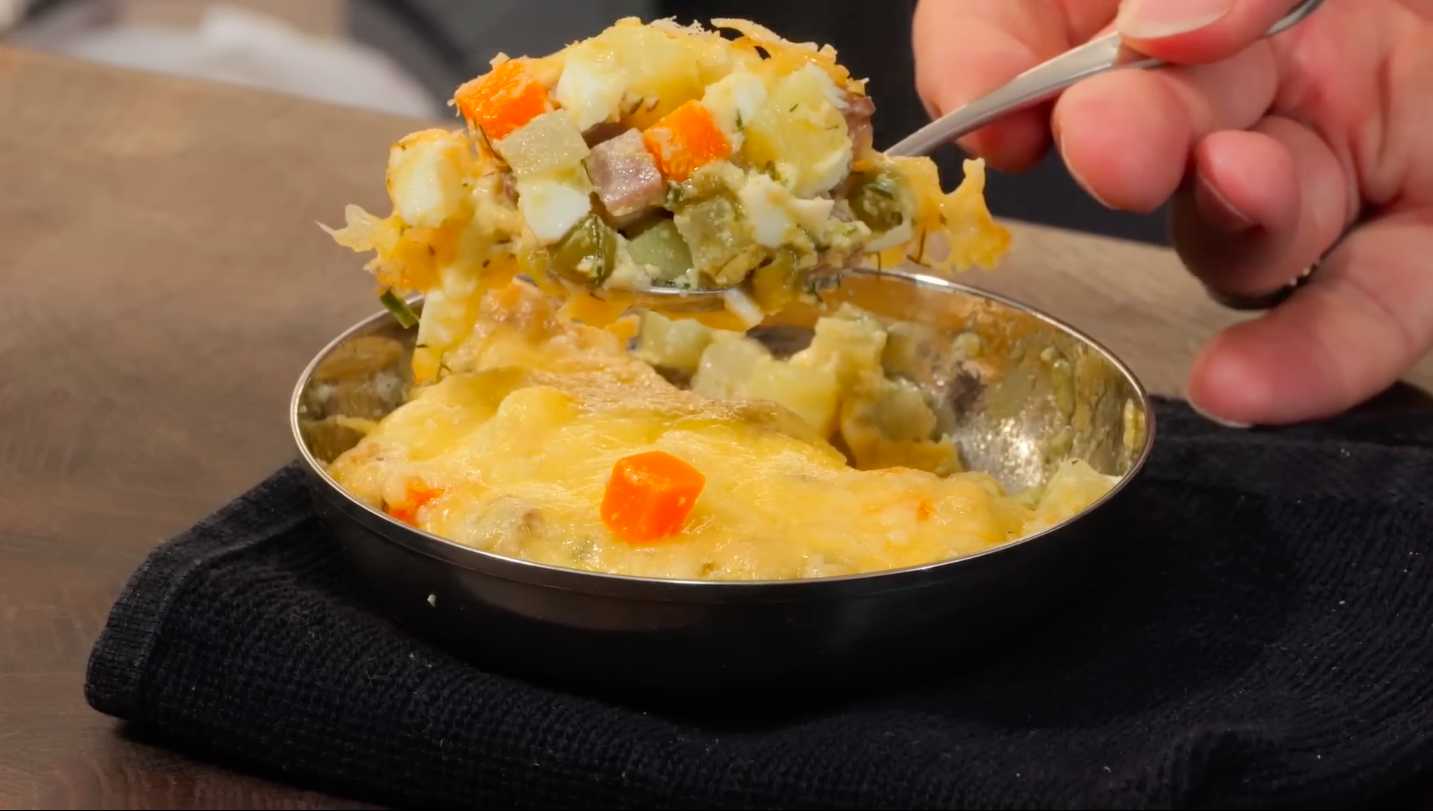 Salade Olivier au four - Étape 10