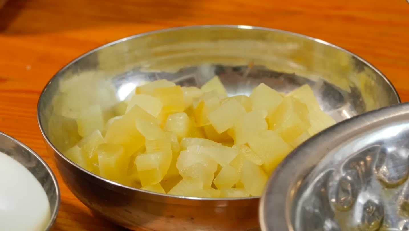 Salade Olivier au four - Étape 3