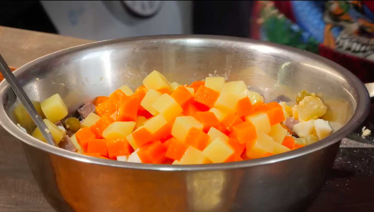 Salade Olivier au four - Étape 6