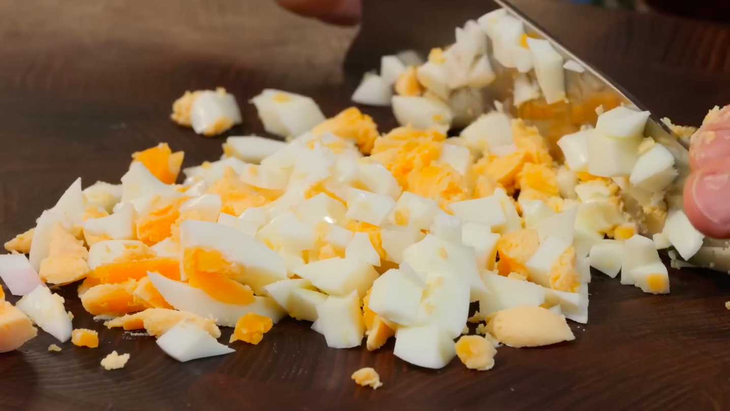 Salade Olivier au four - Étape 4