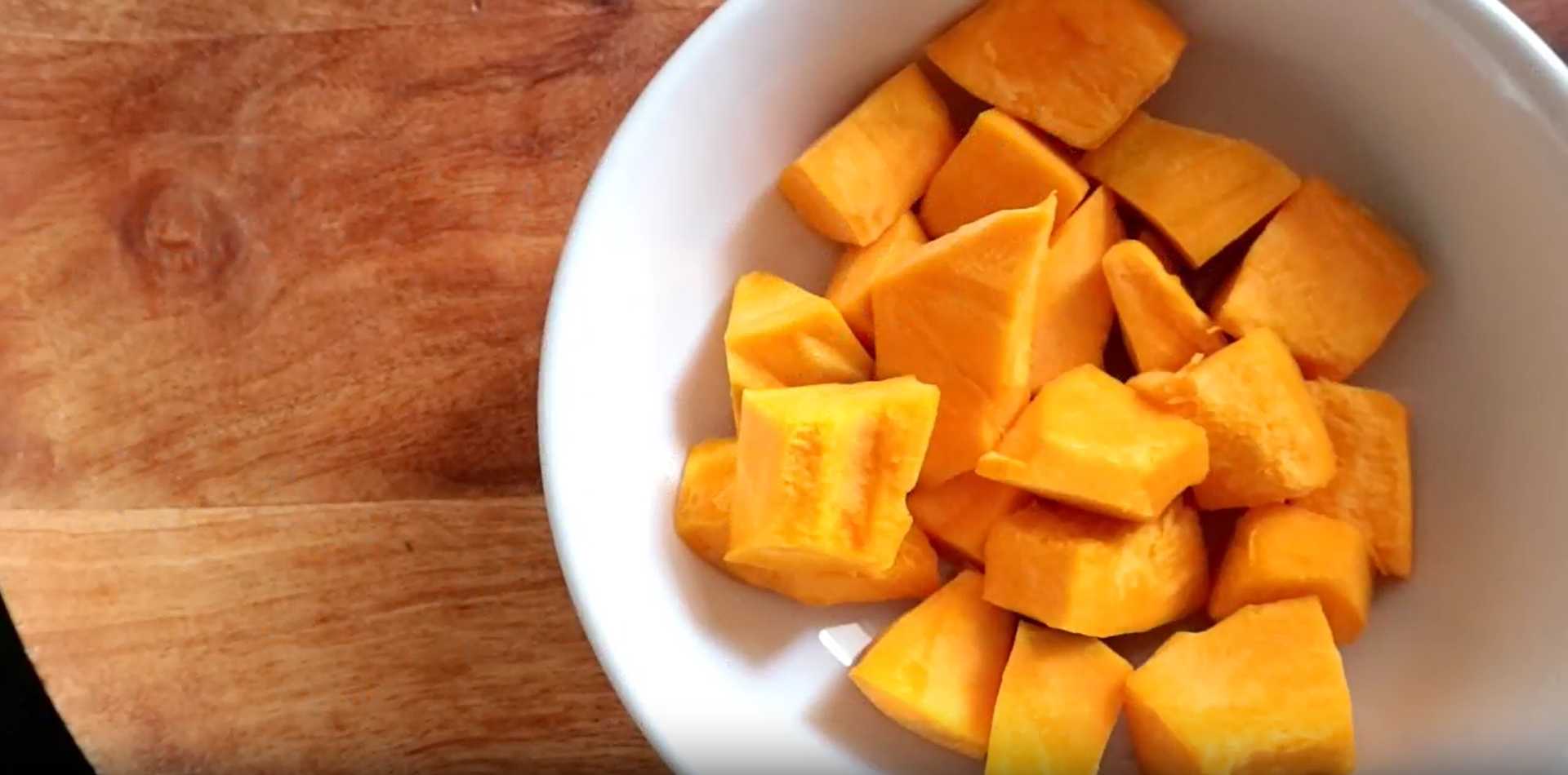 Latte à la citrouille - Étape 1