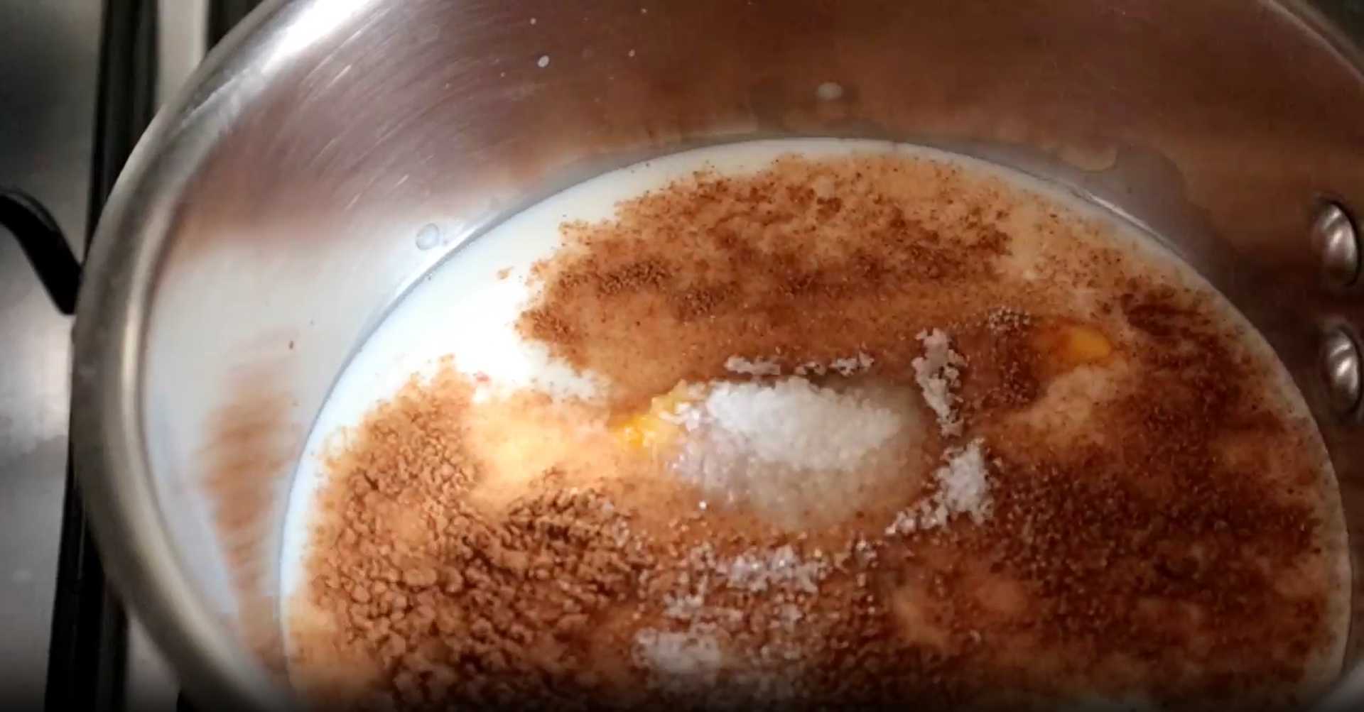 Latte à la citrouille - Étape 5