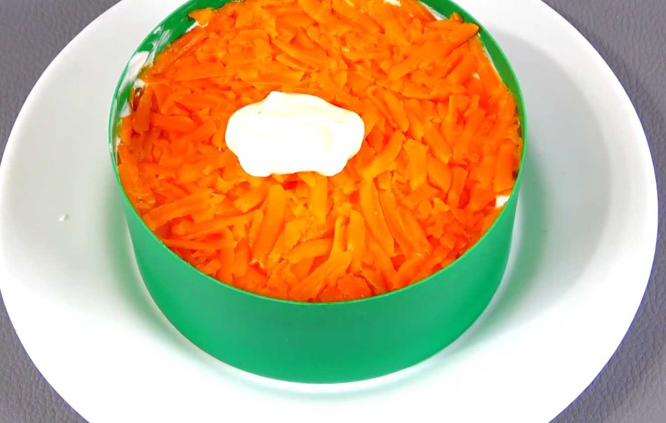 Hareng sous un manteau de fourrure sans mayonnaise - Étape 8