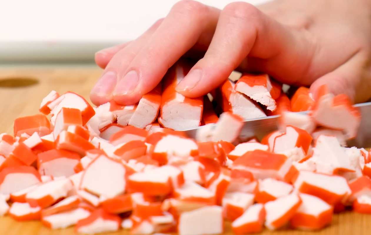 Salade de crabe au fromage fondu - Étape 4