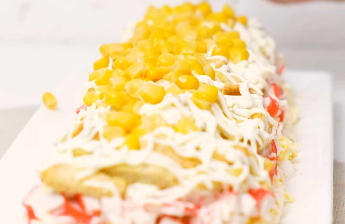 Salade de crabe au fromage fondu - Étape 10