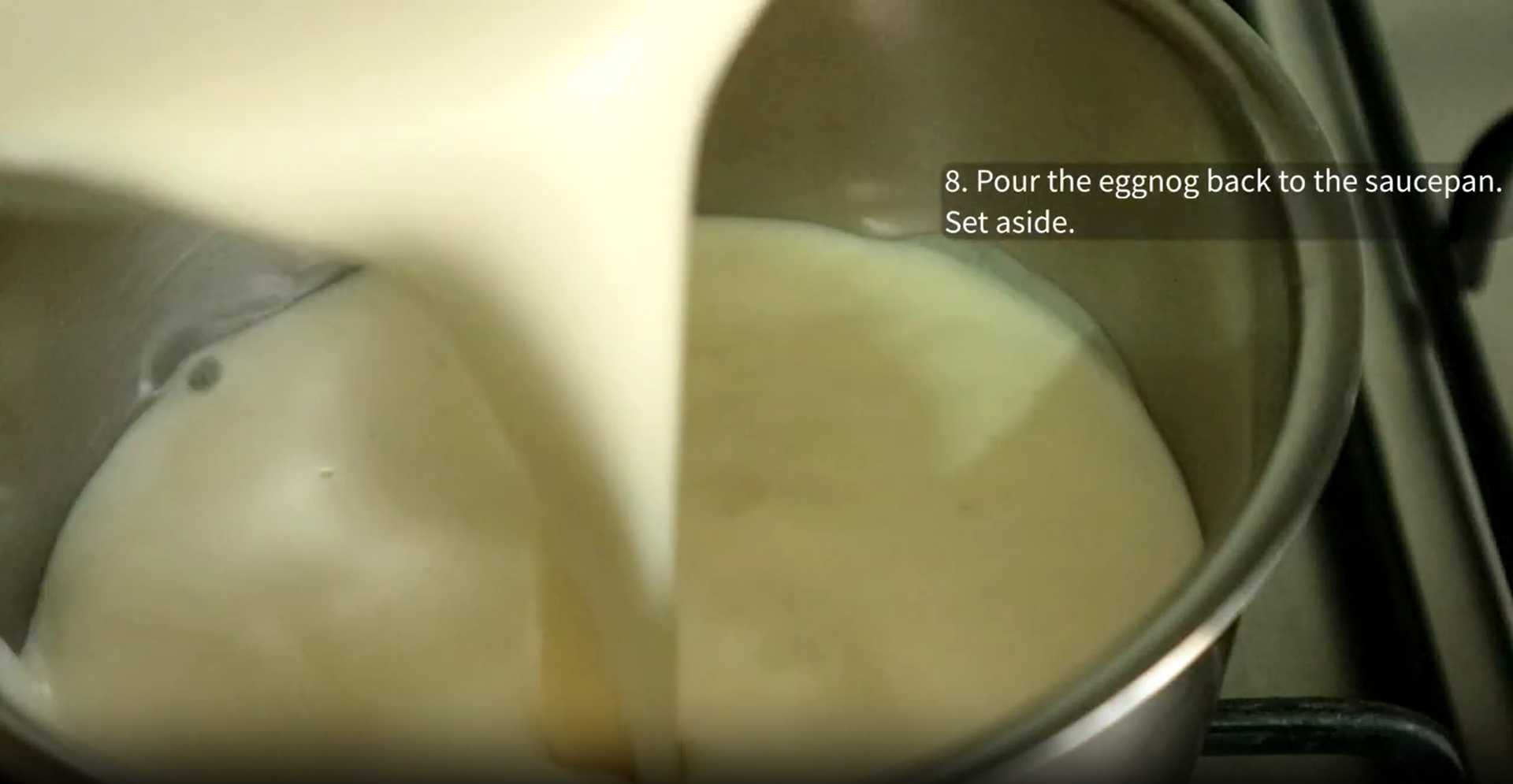 Lait de poule au lait de poule - Étape 9