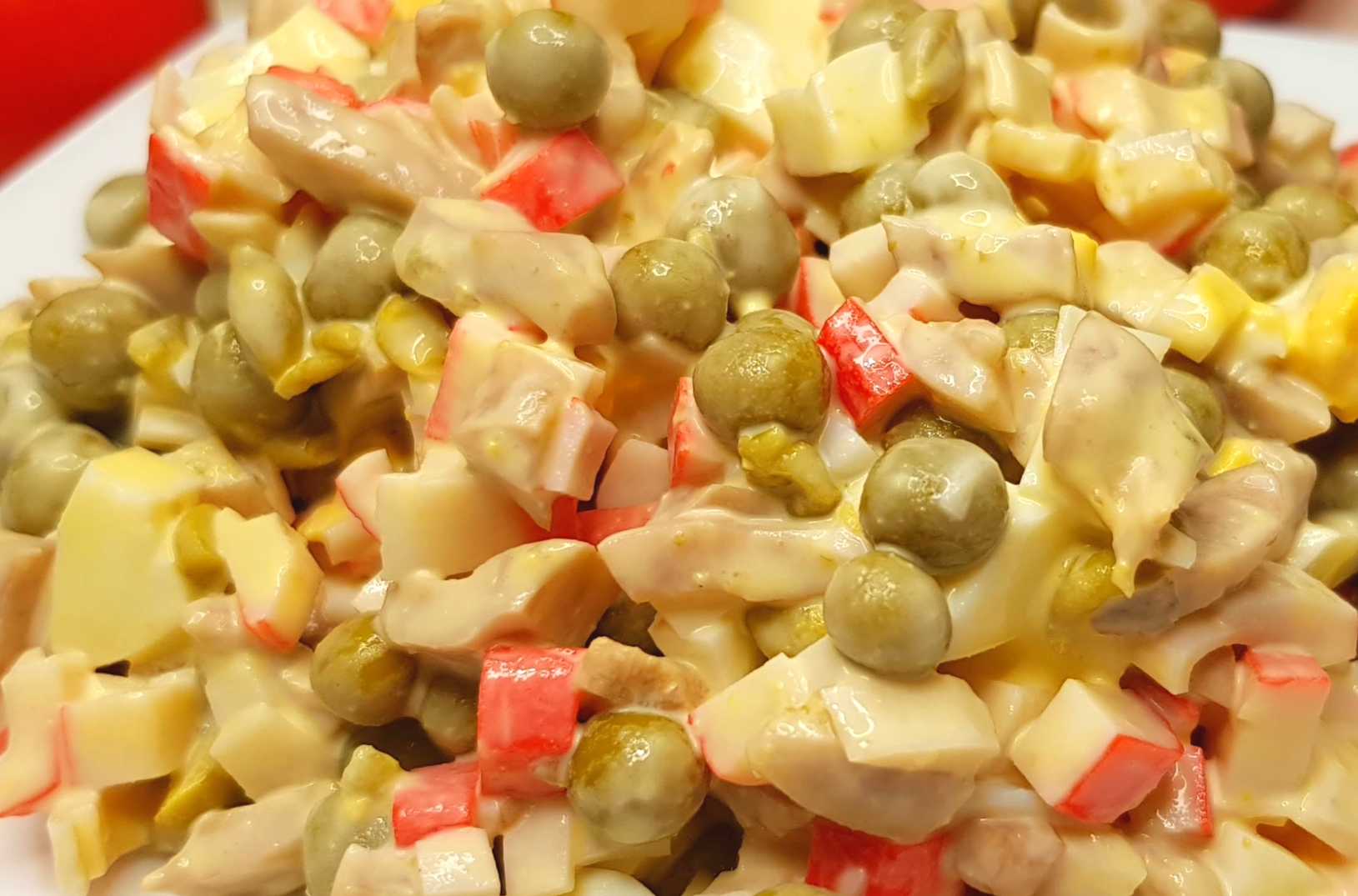 Salade de crabe aux petits pois - Étape 7