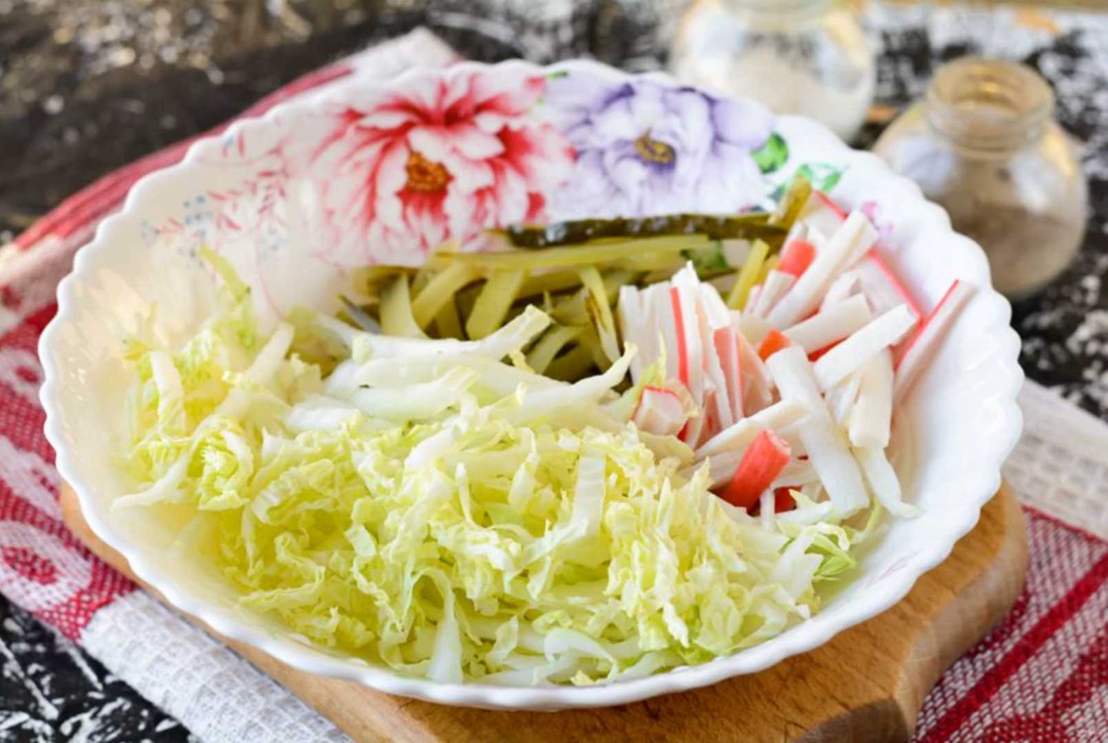 Salade de crabe aux cornichons - Étape 3