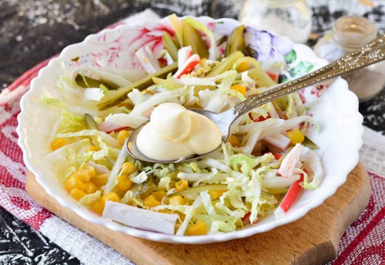 Salade de crabe aux cornichons - Étape 6