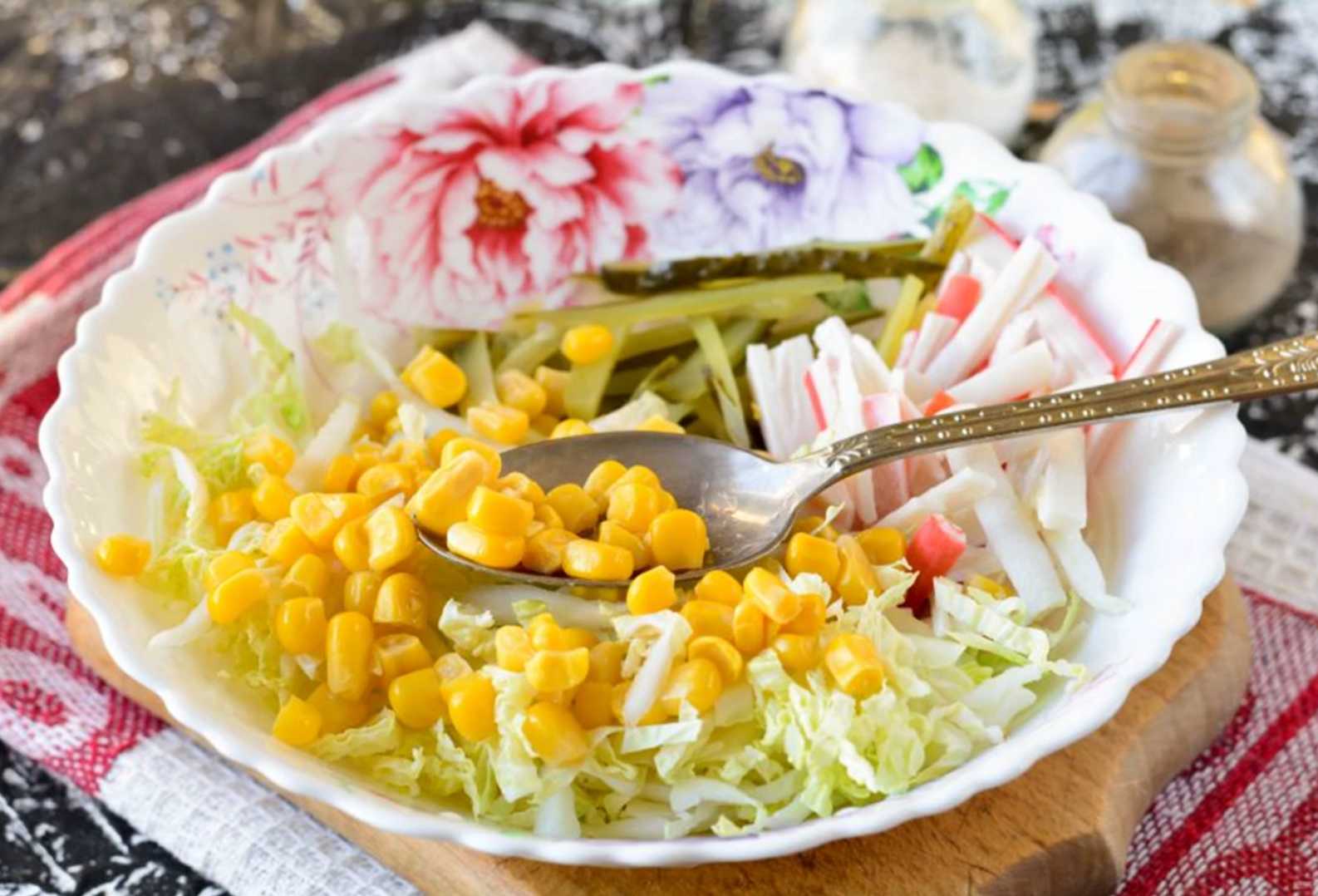 Salade de crabe aux cornichons - Étape 4