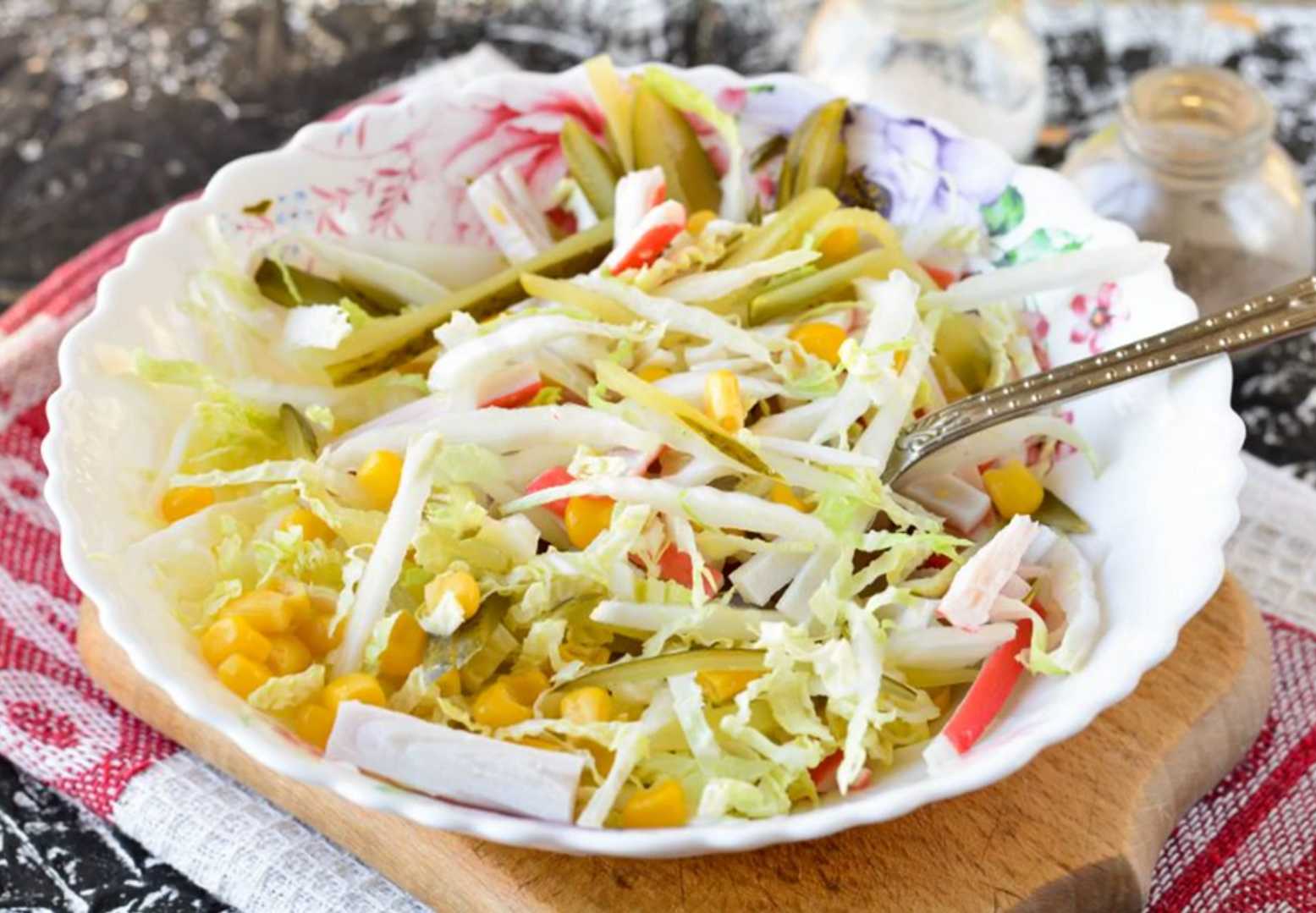 Salade de crabe aux cornichons - Étape 5