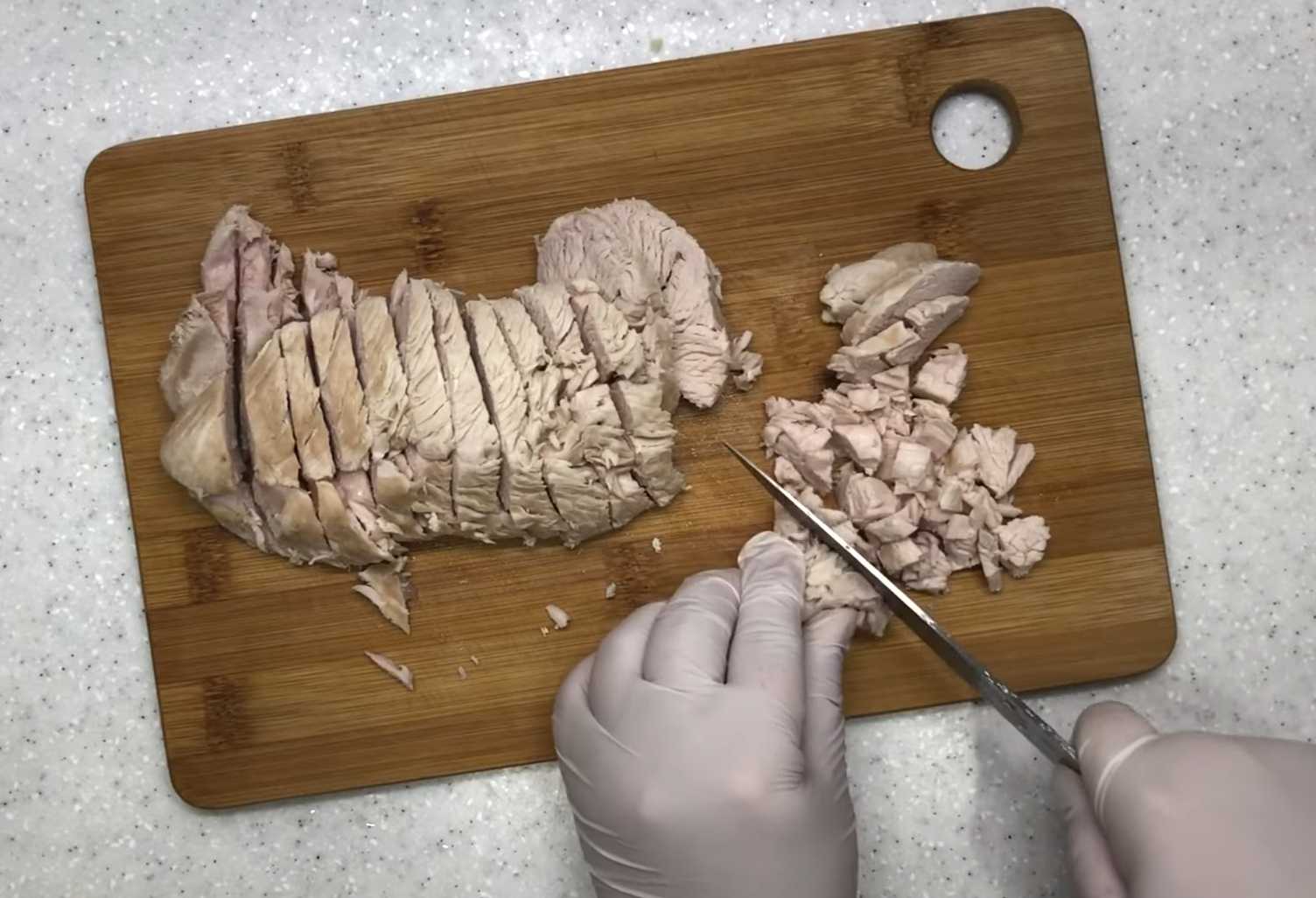 Olivier avec la dinde - Étape 4