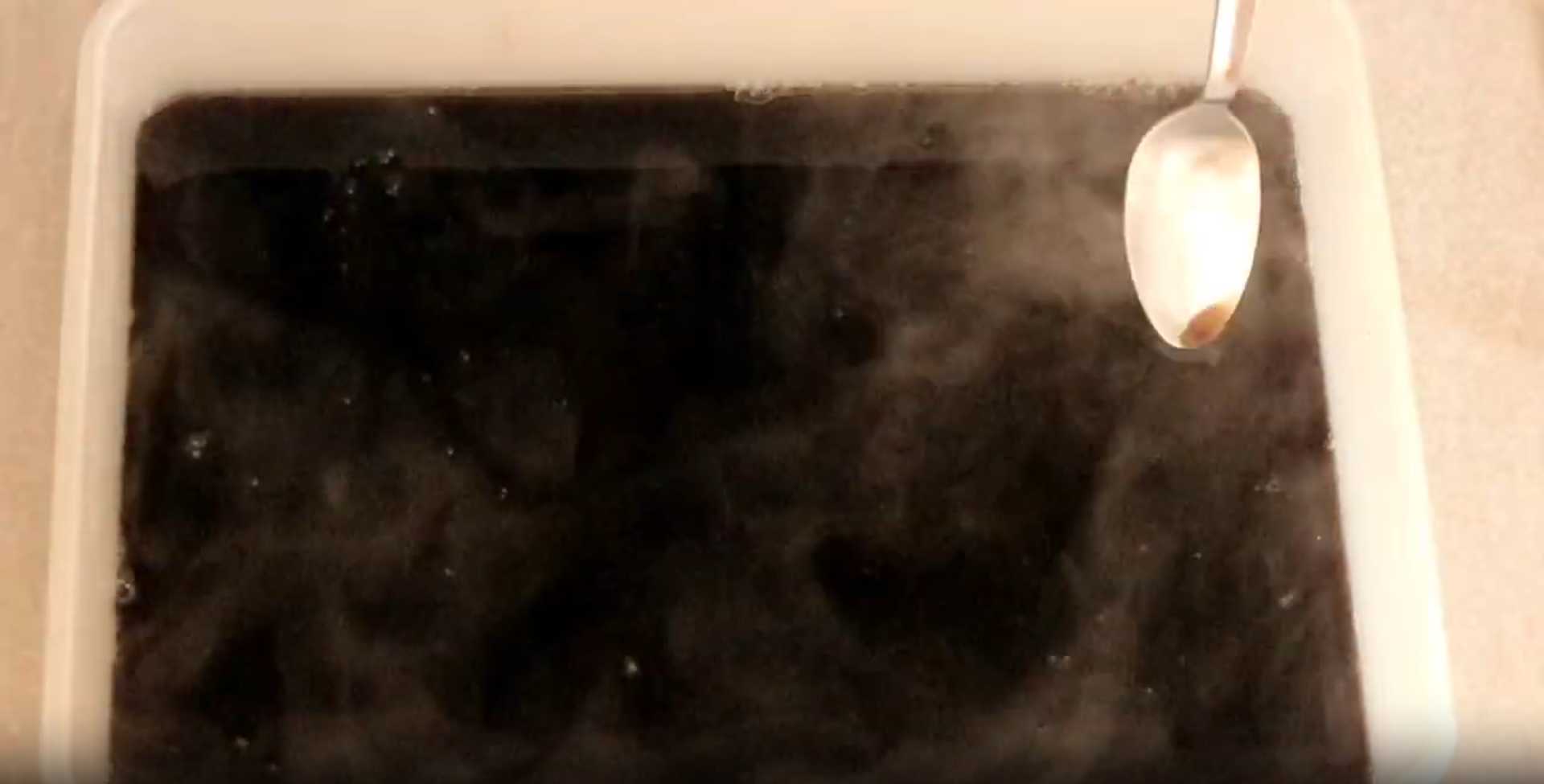 Gelée de café à la crème - Étape 4