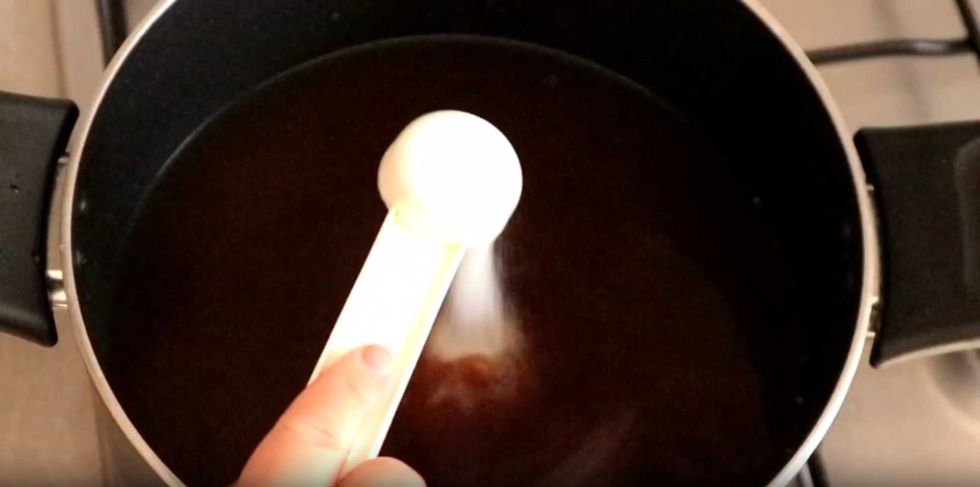 Gelée de café à la crème - Étape 1