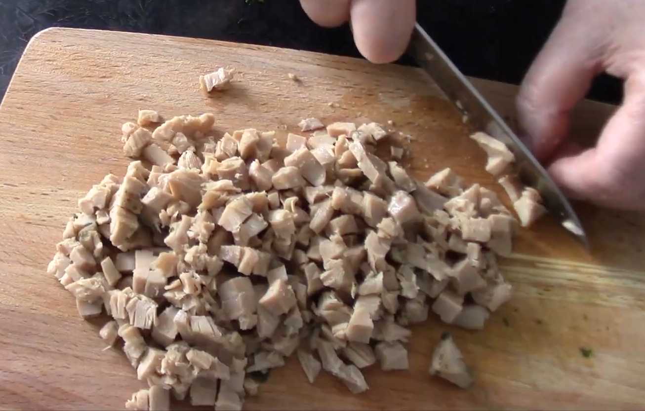 Salade Olivier aux calamars - Étape 4