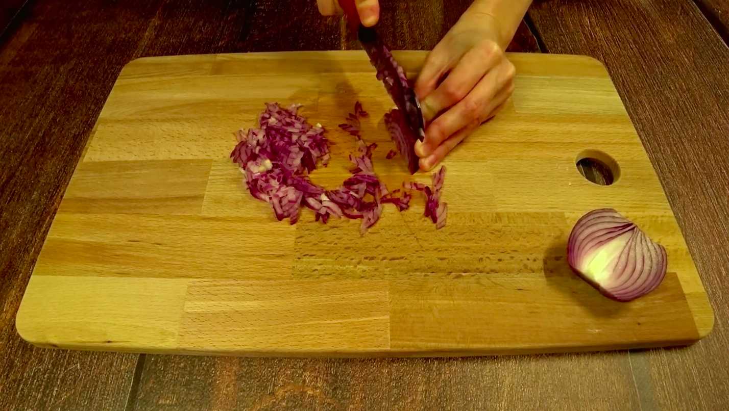 Hareng sous une fourrure sans œufs - Étape 6