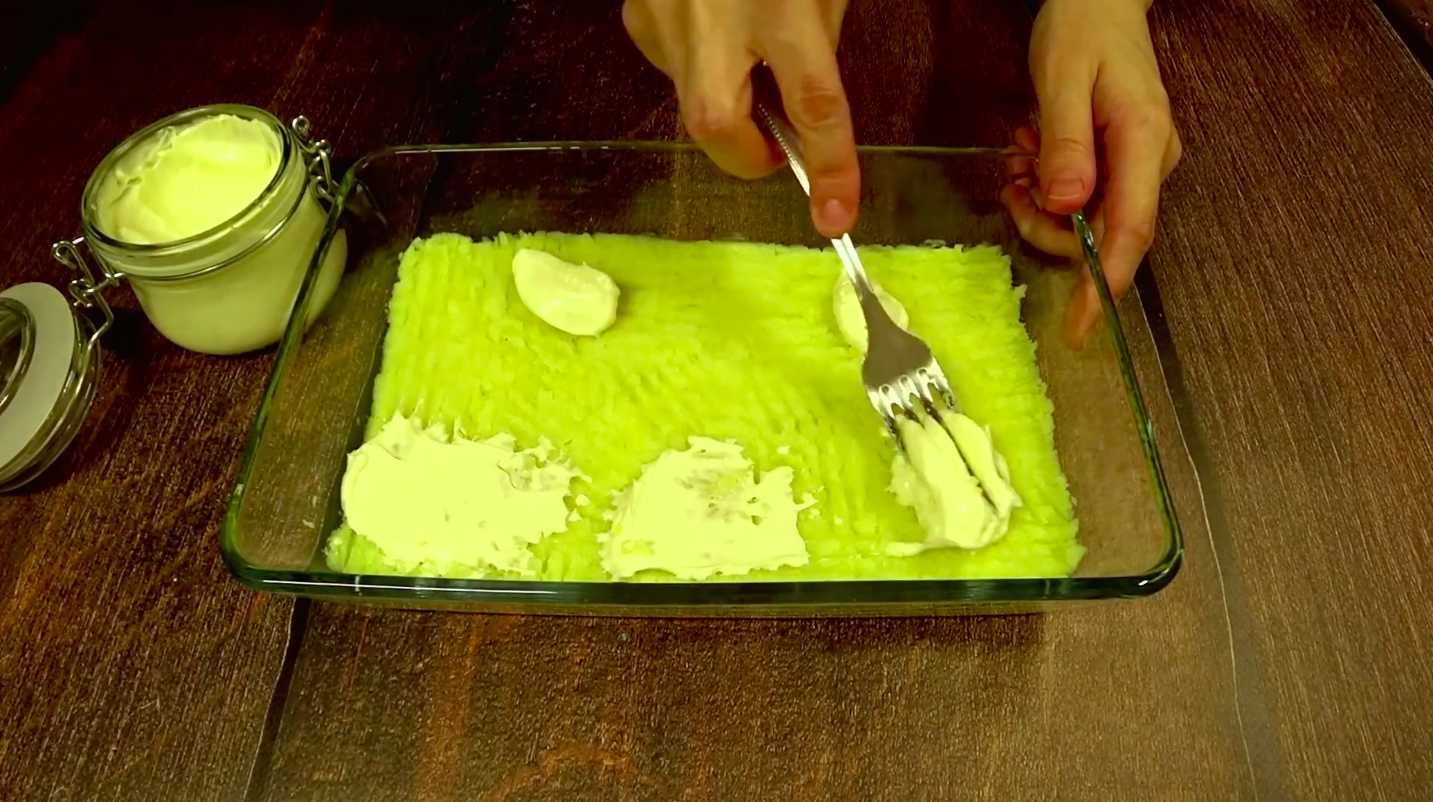 Hareng sous une fourrure sans œufs - Étape 2