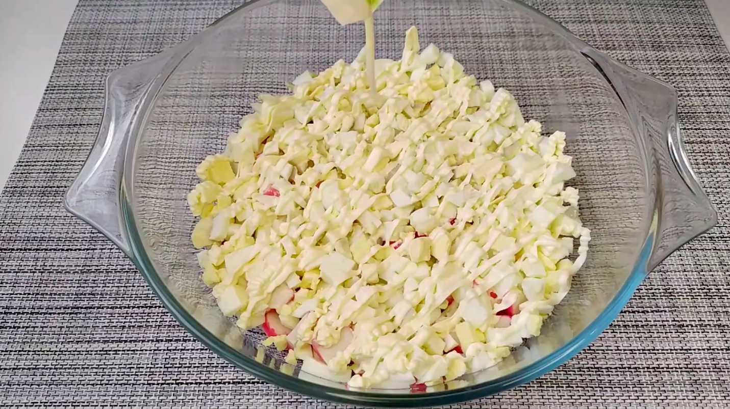 Salade de crabe au kiwi - Étape 2