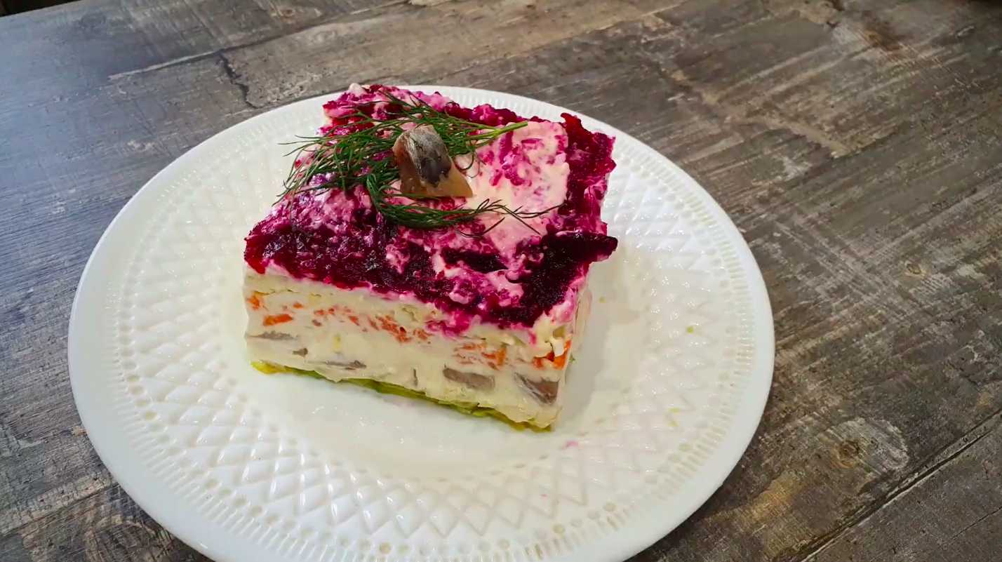 Hareng sous un manteau de fourrure - Étape 6