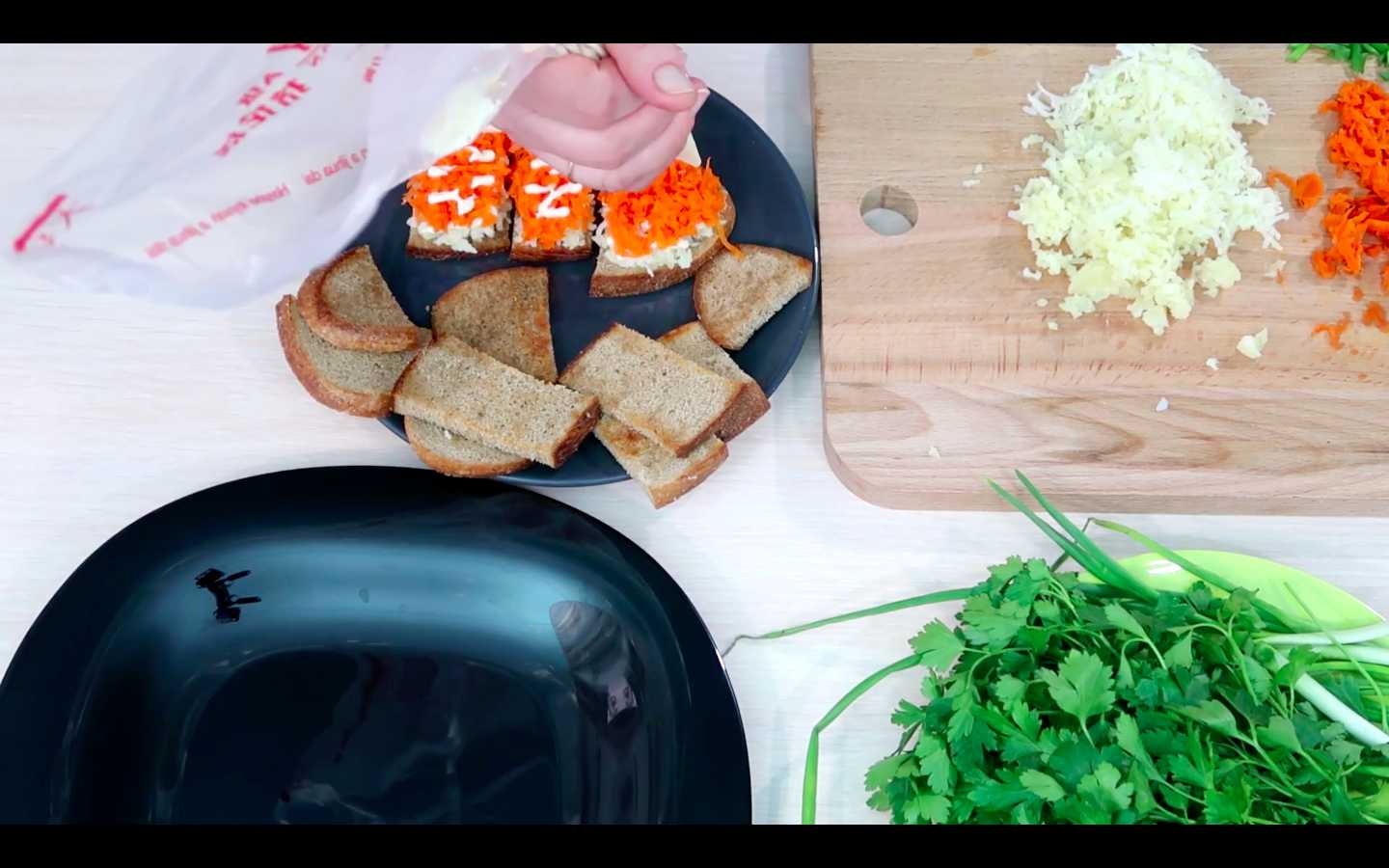 Sandwichs de hareng sous un manteau de fourrure - Étape 4