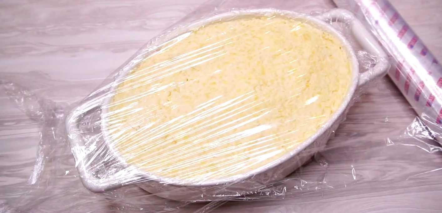 Hareng sous une couche de fourrure avec de la gélatine - Étape 14