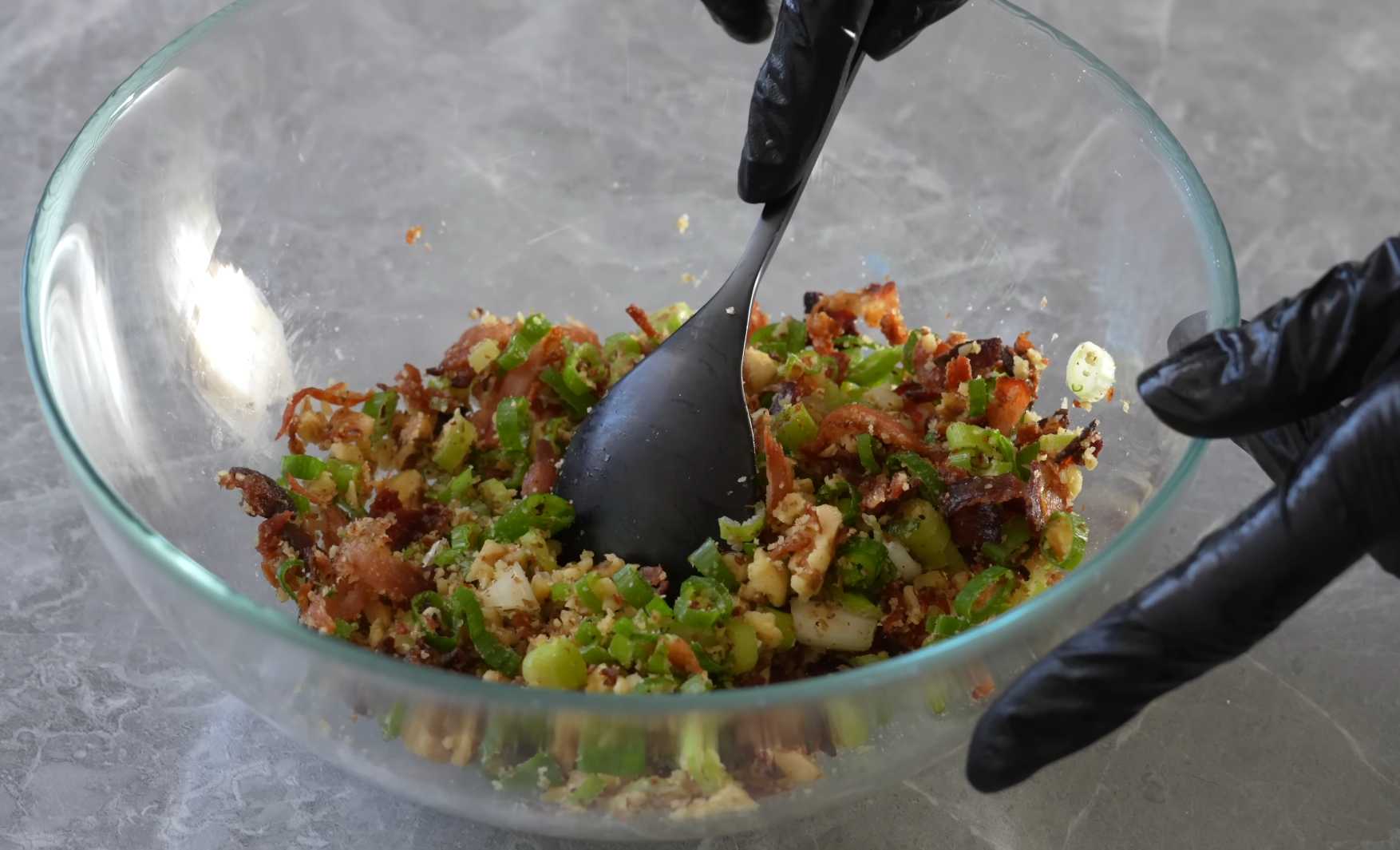 Boulettes de fromage et de bacon - Étape 5