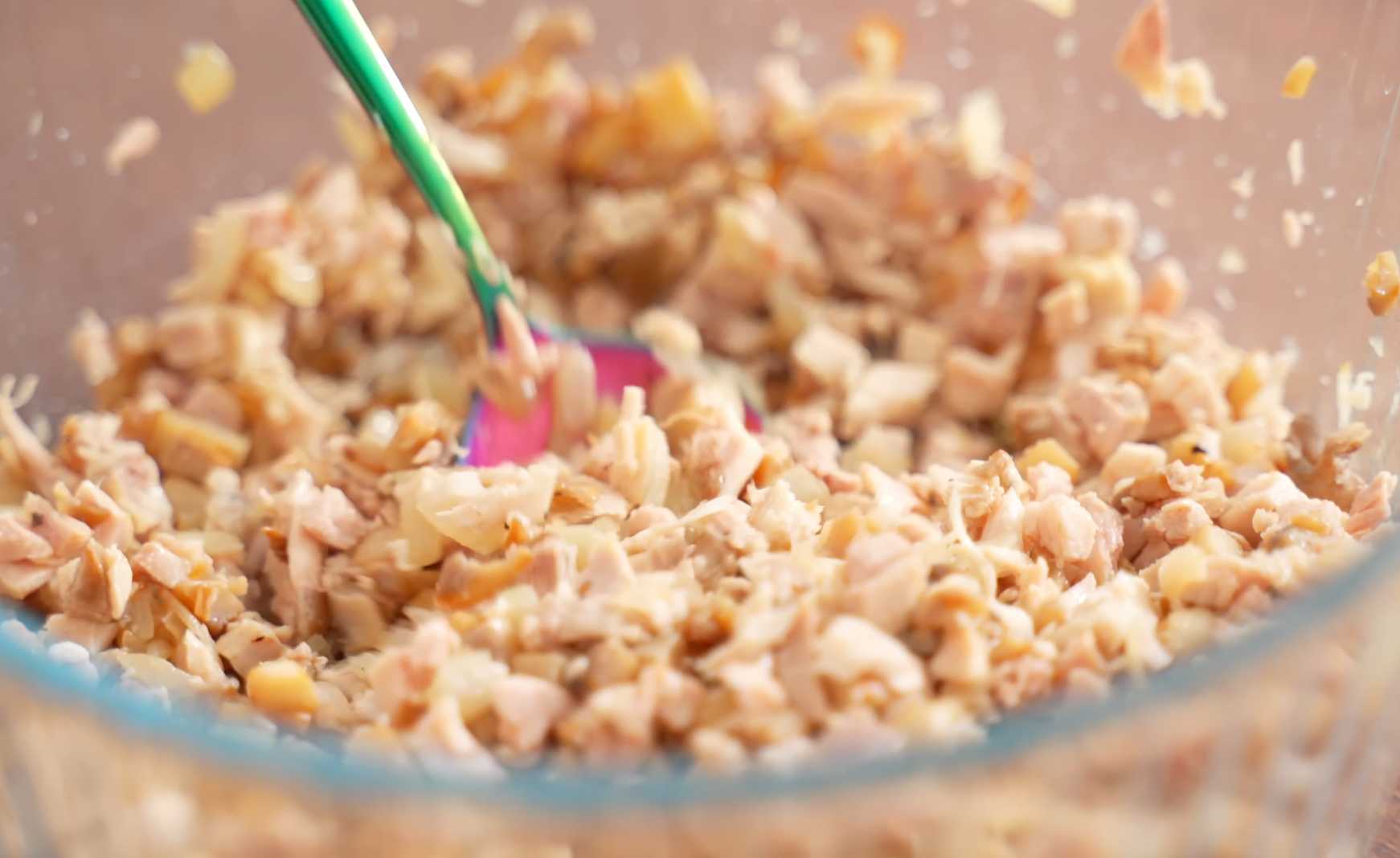 Crêpes au poulet et aux champignons - Étape 11